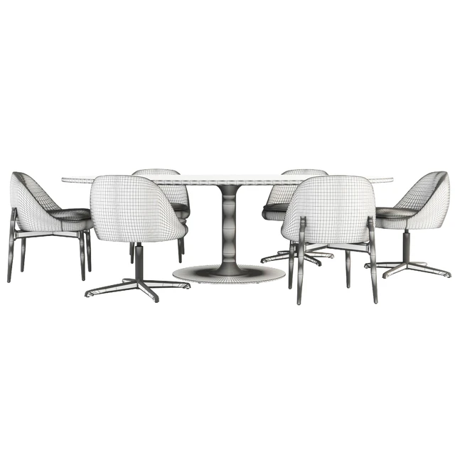 Olivier Dining Table and Sendai Chair — Descargar