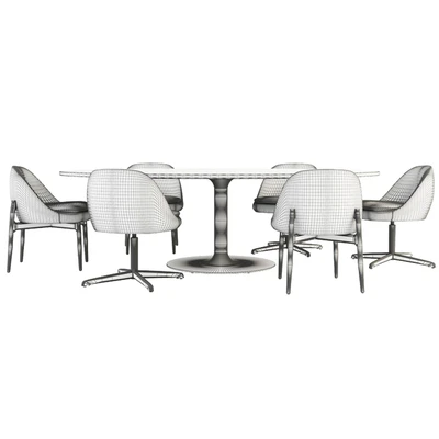 Olivier Dining Table and Sendai Chair — Ver 2