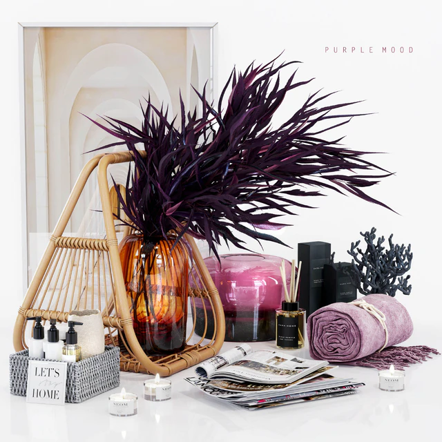 PURPLE MOOD   Decorative set — Descargar