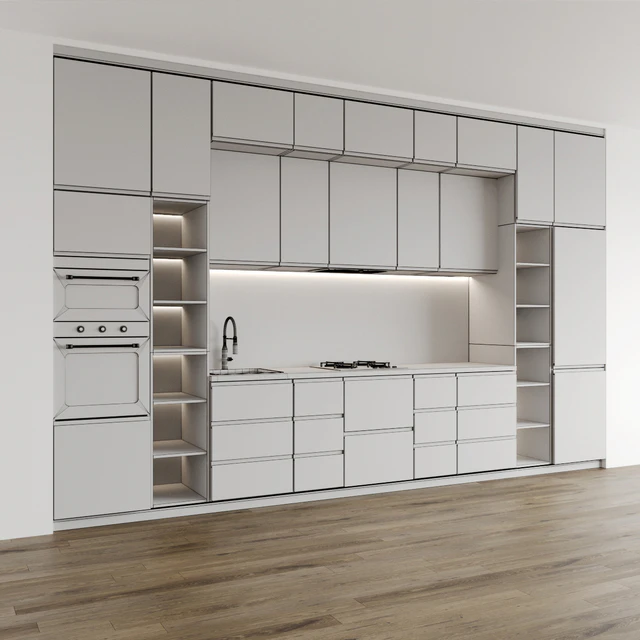 Modern kitchen Ikea Voxtorp — Скачать