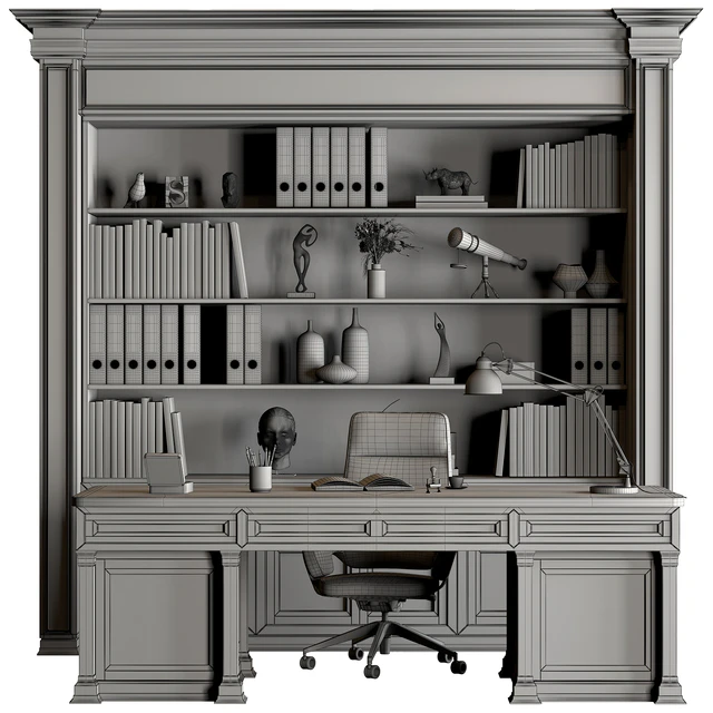 Boss Desk - Office Furniture 591 — Скачать