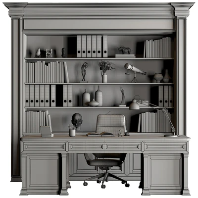 Boss Desk - Office Furniture 591 — Вид 3