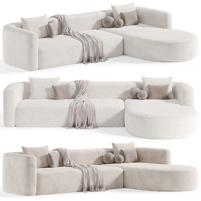 Soft Velvet Sofa By Acanva — Ver 4