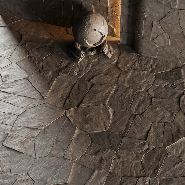 H71 Slate Stone Floor| PBR | 4K — Descargar