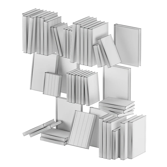 set of books 01- beige — Descargar