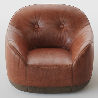 Armchair, Natuzzi, Furrow — Вид 2