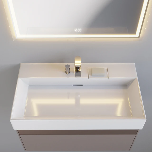 Раковина c тумбой Logica и зеркалом Tecno, Kerama Marazzi — Скачать