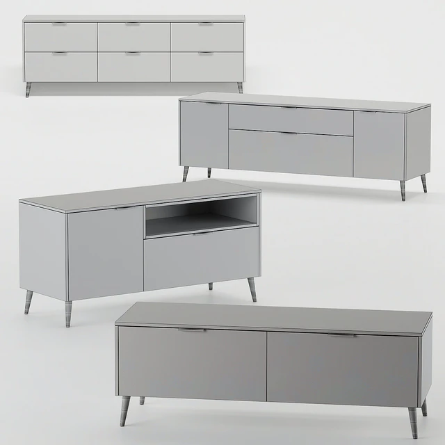 SD TV stand SK Design Olson Wood 1 — Download