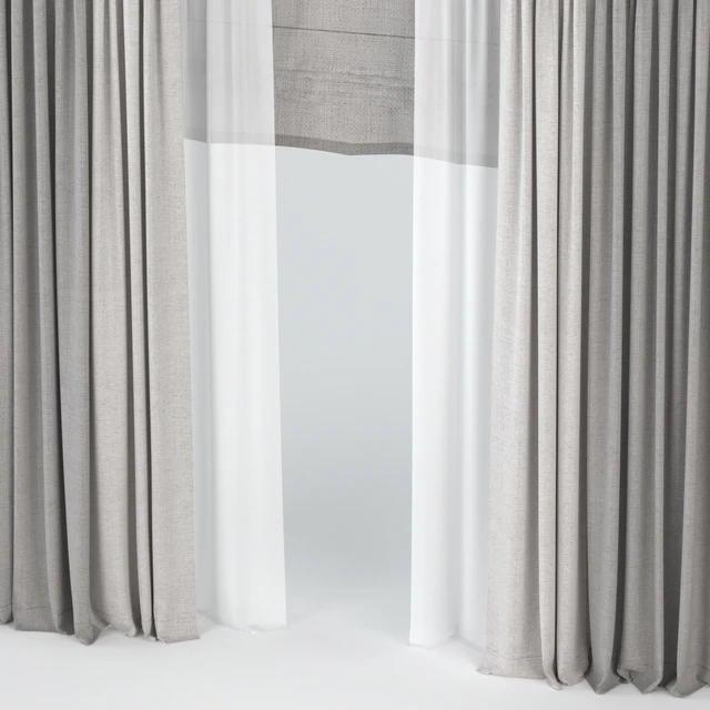 Curtains with tulle. — Descargar