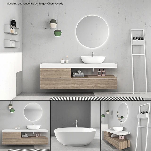 Bathroom furniture set Arcom e.Ly 4 — Descargar