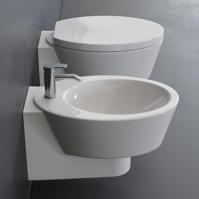 Scarabeo Ceramiche Wish Wall-Hung WC — Скачать