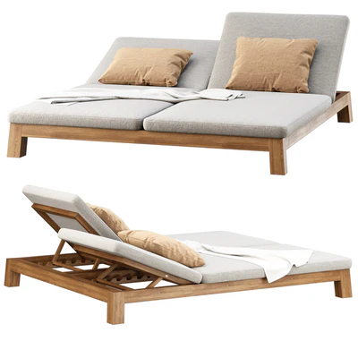 GIJS Double Sun lounger by Piet Boon / Двойной шезлонг — Вид 1