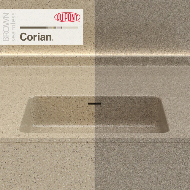 Dupont Corian Kitchen Countertops Brown 5 — Descargar