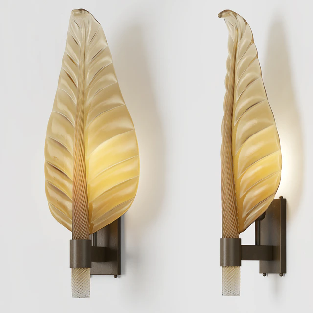 Chairish Large Scale Murano Glass Leaf — Descargar