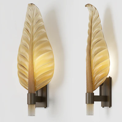 Chairish Large Scale Murano Glass Leaf — Ver 1