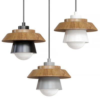 NORDIC WOOD HANGING PENDANT CEILING LIGHT — Вид 1