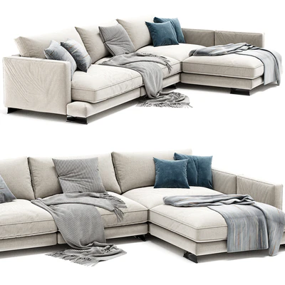 Flexform Long Island Chaise Longue Sofa — Ver 4