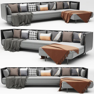 LUXURY CORNER SOFA — Ver 2