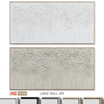 Panoramic Textured Plaster Wall Art C-577 — Ver 1