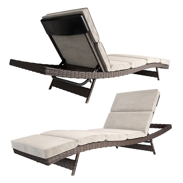Brown Fortenberry Reclining Chaise Lounge with Cushion — Descargar
