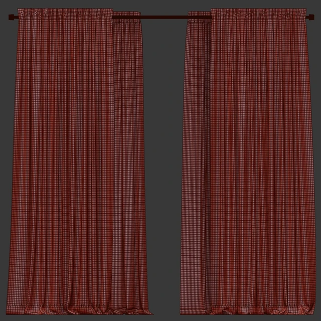 Curtains with tulle. — Download