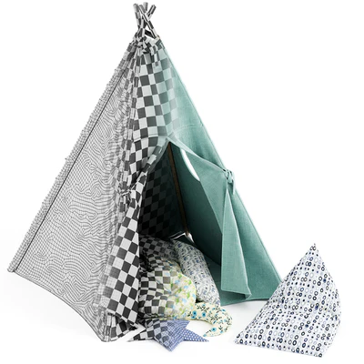 Kids Teepee Tent Set Mint — Вид 2