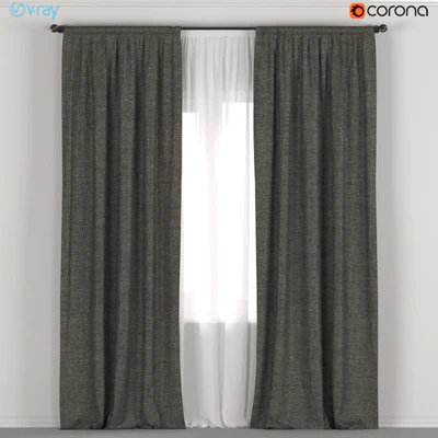 Dark curtains + tulle. — Ver 1