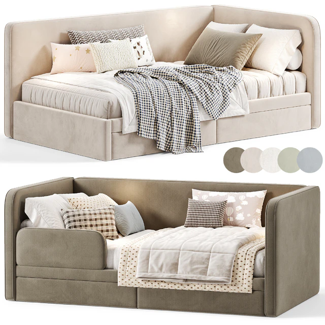 Bari Kids Bed By woodsoft — Descargar