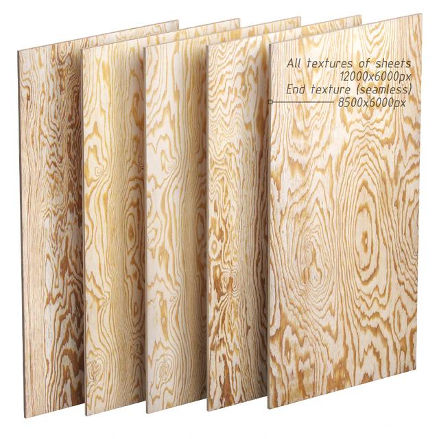 A set of sheets of plywood v2. 5 items — Descargar