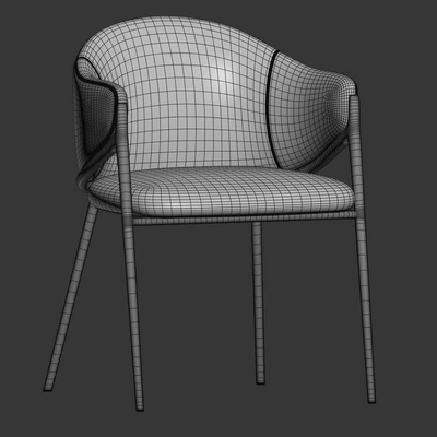 Richmond Gwen Chair Khaki Velvet — Ver 2