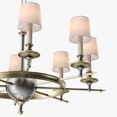 Circa Lighting Leaf And Arrow Chandelier — Ver 3