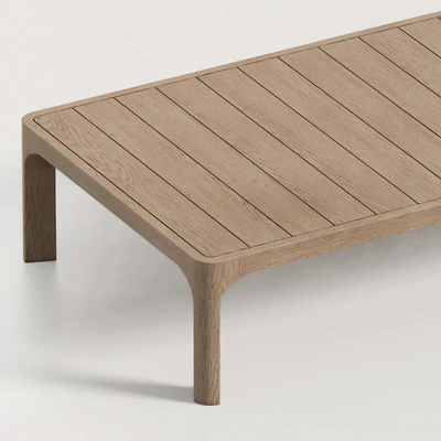 RH / MALTA TEAK COFFEE TABLE — Ver 4