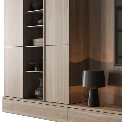TV Wall Wooden - Set 186 — Вид 3