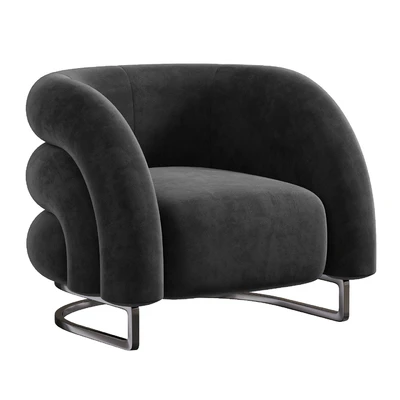 Velvet Accent Chair — Вид 4