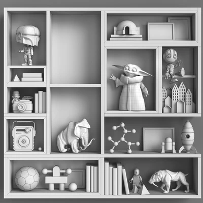 Toys , decor and furniture for nursery 121 — Ver 3