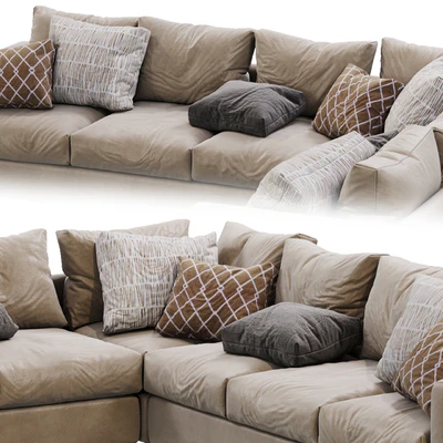 Leather sofa Ikea Vimle — Ver 4
