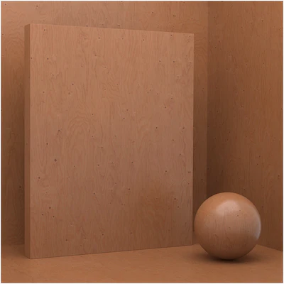 6 materials (seamless) - plywood, osb, cork - set 5 — Ver 2