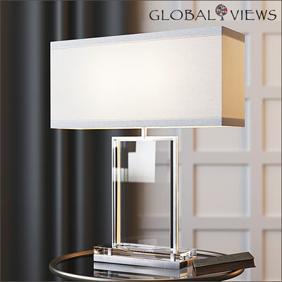Global Views Crystal Slab Lamp — Вид 1