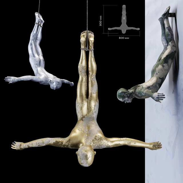 Men fly - Sculpture — Descargar