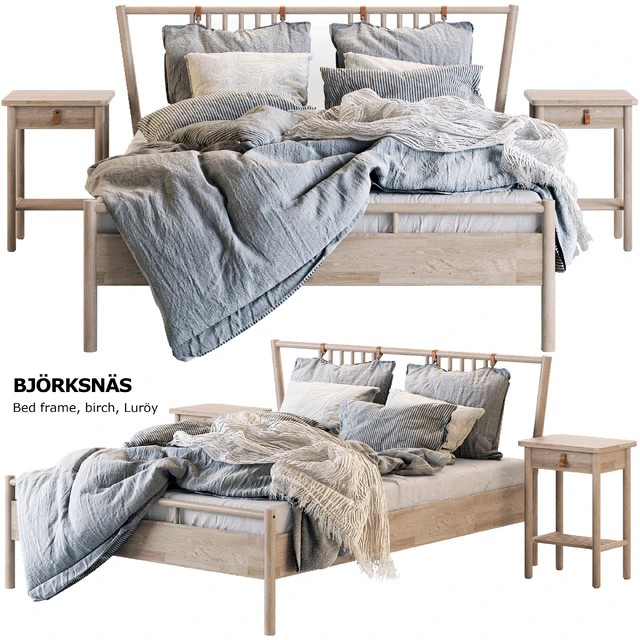 Bed BJORKSNAS Ikea / Ikea — Descargar