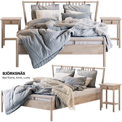 Bed BJORKSNAS Ikea / Ikea — Ver 1