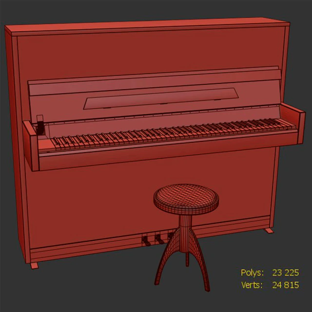 Piano PETROF P 118 S1, Piano chair Discacciati — Descargar