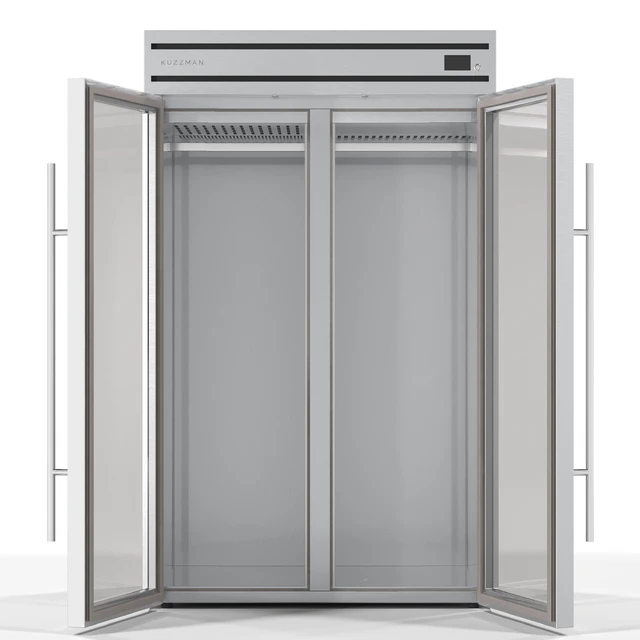 KUZZMAN CRISTAL 6 Холодильник для меха и кашемира со стеклянными дверьми — Скачать
