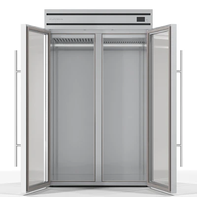 KUZZMAN CRISTAL 6 Холодильник для меха и кашемира со стеклянными дверьми — Вид 4