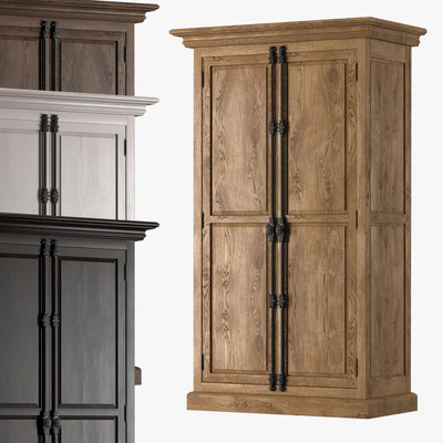 FRENCH PANEL DOUBLE-DOOR CABINET — Ver 1