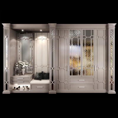 Wardrobe hallway composition set 03 — Ver 1