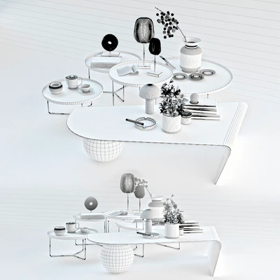 Set Sattelan Italia 4 coffee tables — Ver 3