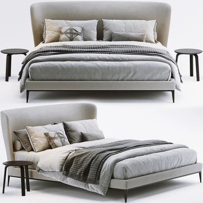 Poliform Gentleman Bed — Ver 1