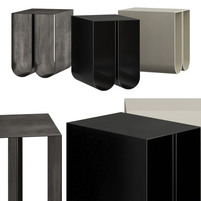 Kristina Dam Studio Curved Coffee Tables — Скачать