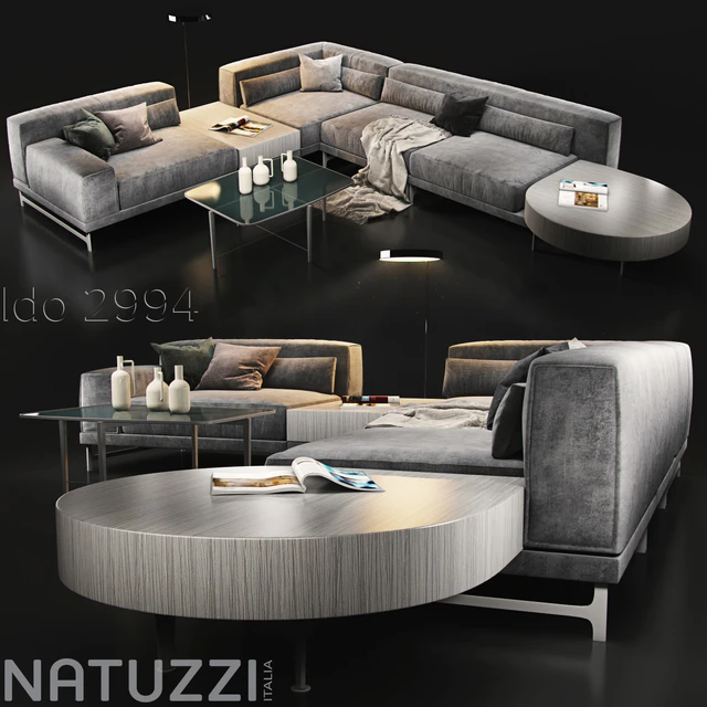 Sofa Natuzzi Ido 2994 — Descargar